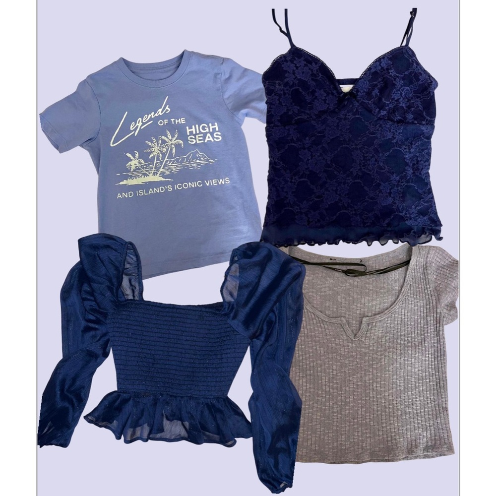 Blue XS top bundle